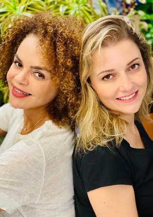 Izabela Jatene e Jeniffer Rodrigues -Imagem: Edney Martins.